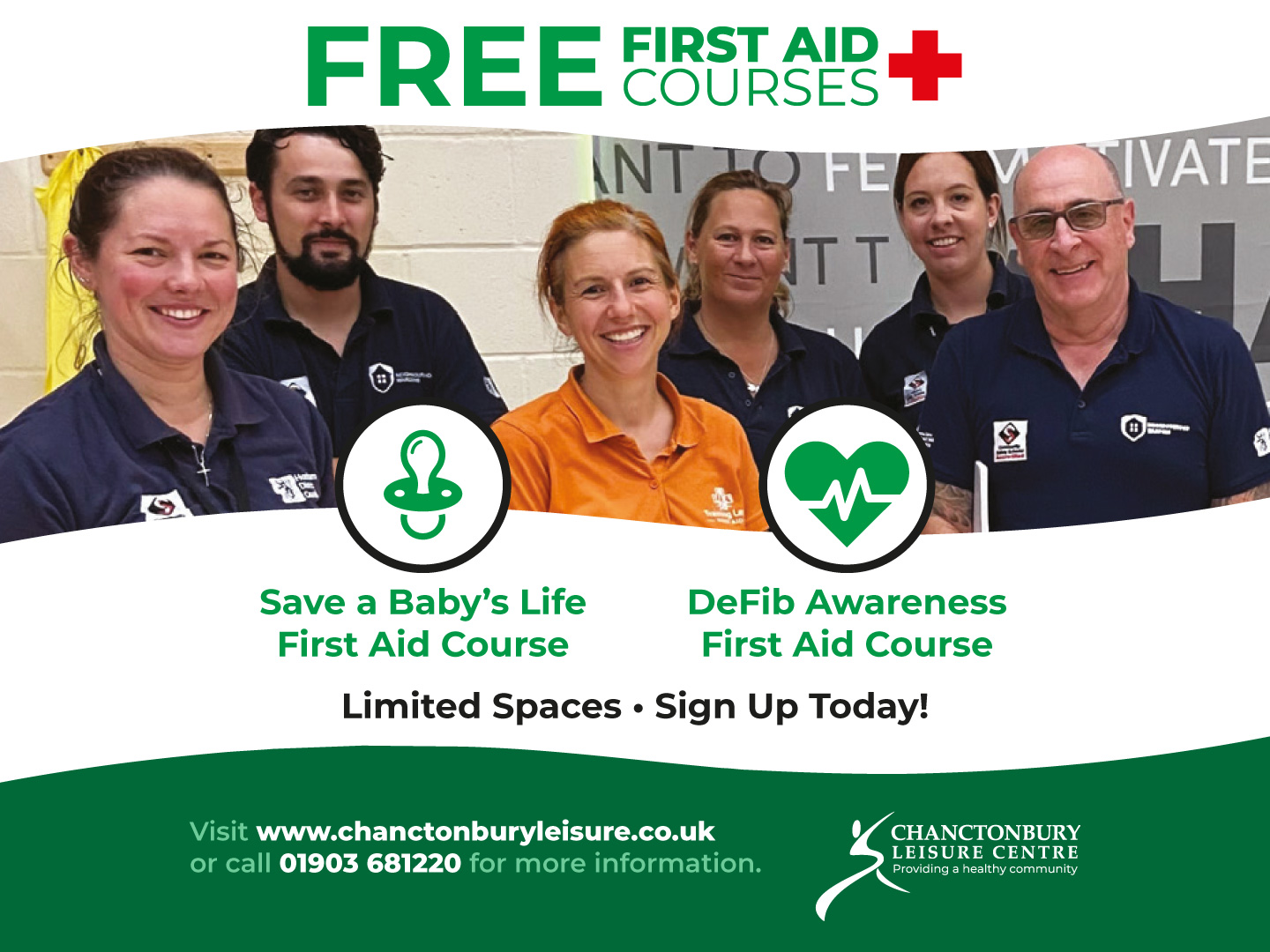 free-first-aid-courses-chanctonbury-leisure-centre