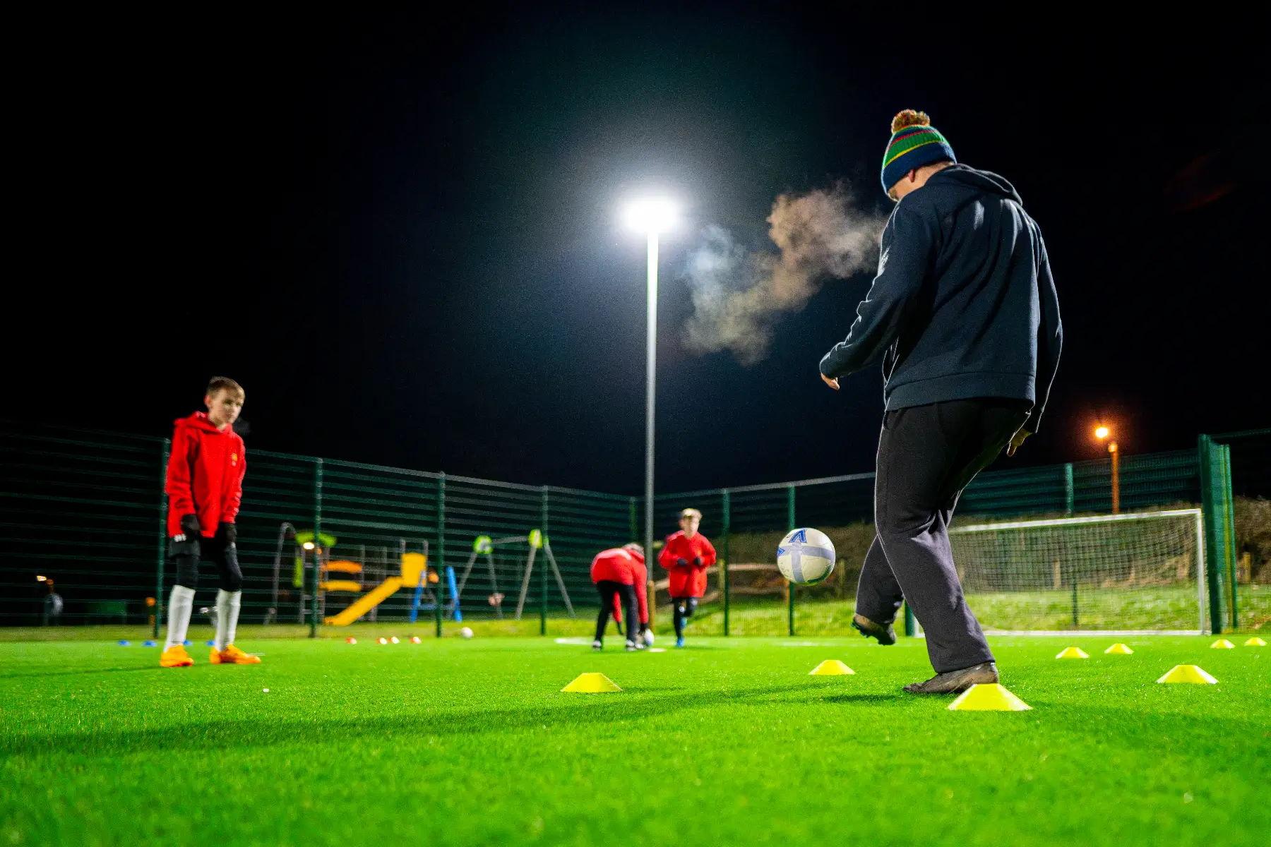 An outdoor astro pitch